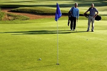 18 Holes of Golf Plus 50 Range Balls and Meal from £26 at Waterstock Golf Club