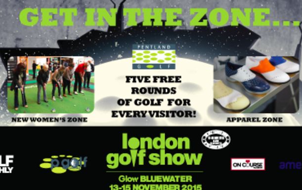 2 for 1 on London Golf Show Tickets at Glow Bluewater