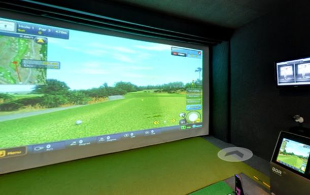 An Hours State of the Art Golf Simulator Experience for up to 6 players at Surbiton Golf Studios.
