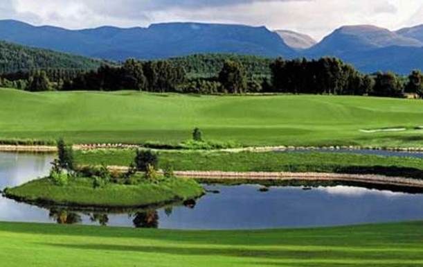 18 Holes for TWO at The Macdonald Spey Valley Championship Course, plus a Welcome pack to include a Taylormade Glove & a Sleeve of Balls each.