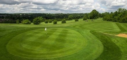 Golf Lesson, Nine Holes and Unlimited Driving Range Balls at Crown Golf Academy Addington Court (58% Off)
