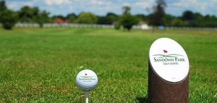 18 Holes of Golf and 100 Range Balls for Two or Four at Sandown Park Golf Centre (67% Off)