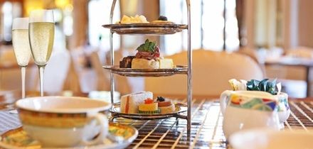Afternoon Tea for Two or Four with Optional Glass of Wine Each at Oak Royal Hotel Golf & Country Club (50% Off)