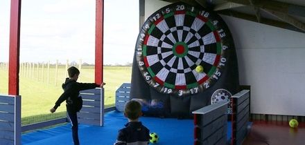 30 Minutes of Kick Darts or Foot Pool, or 60 Minutes of Both for Up to Six at Eagles Golf Center (Up to 50% Off)