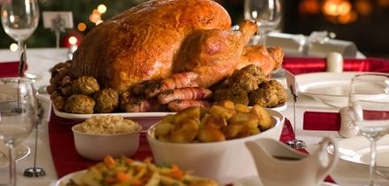 Two-Course Festive Dinner with Wine for Up to 10 at Pavenham Park Golf Club (Up to 46% Off)