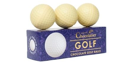One or Three Packs of Martin's Chocolatier Chocolate Golf Balls